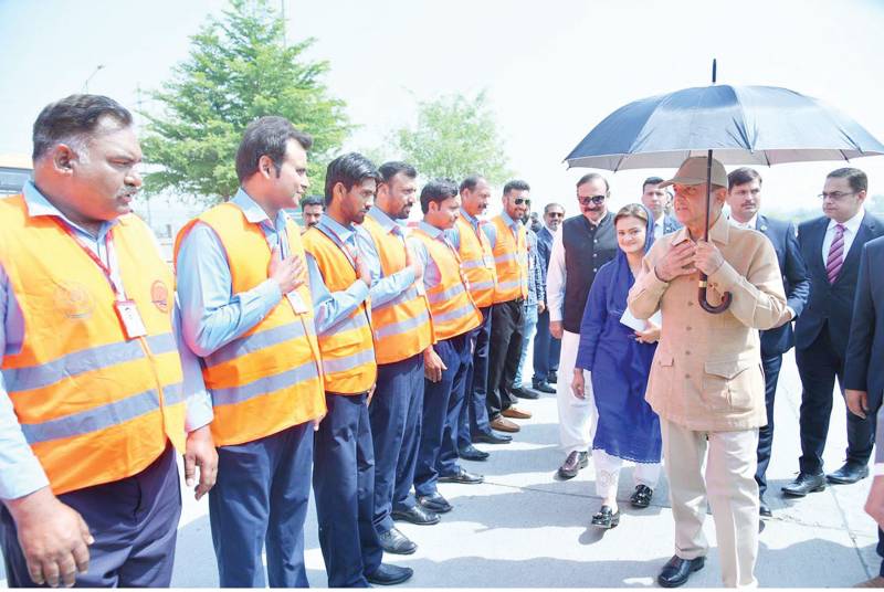 Islamabad metro bus service launched at ‘Shehbaz Speed’