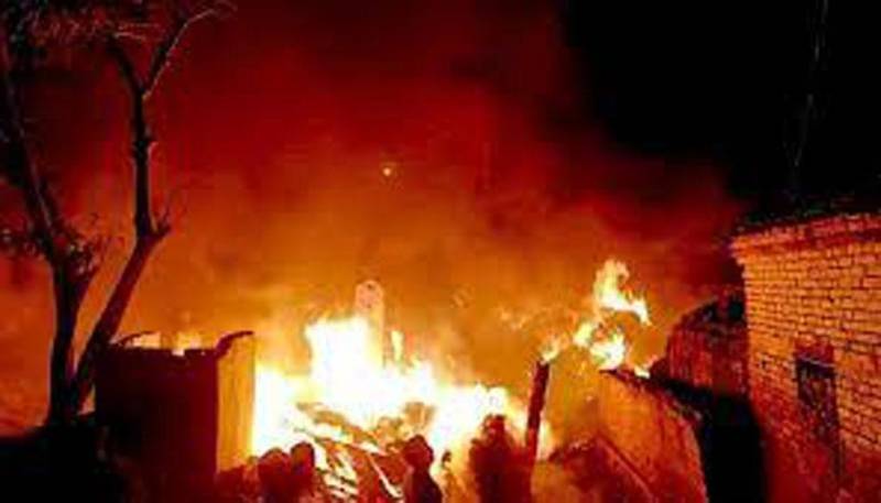 NDMA disburses cheques to victims of deadly fire in Dadu