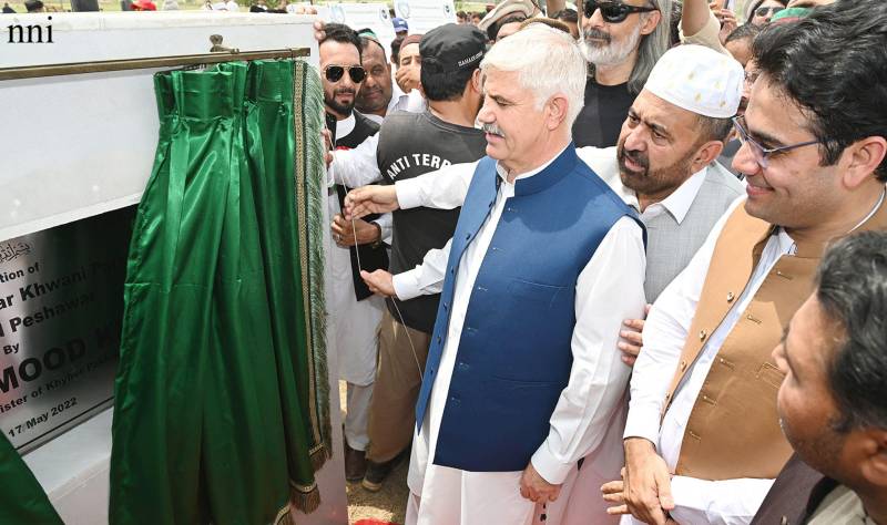 KP CM opens largest park of Peshawar