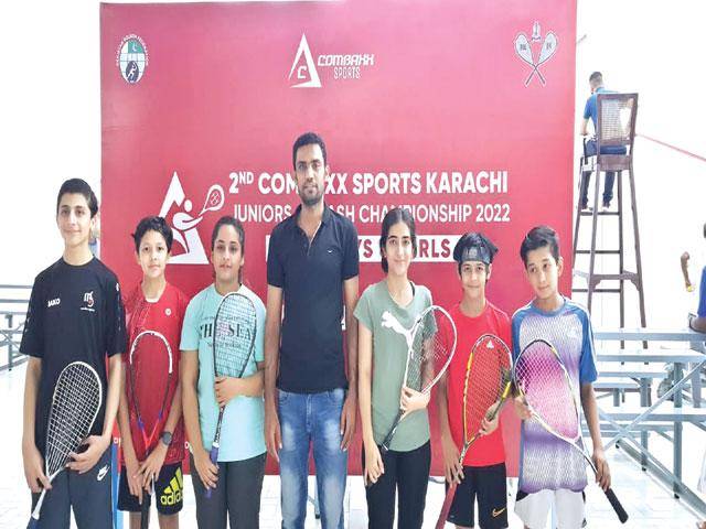 Huzaifa, Ahad enter 2nd Combaxx Sports Karachi Open Squash final