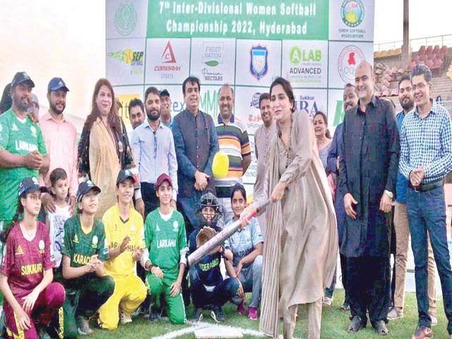 Hyderabad, Larkana, Karachi win 7th Inter Divisional Women’s Softball openers