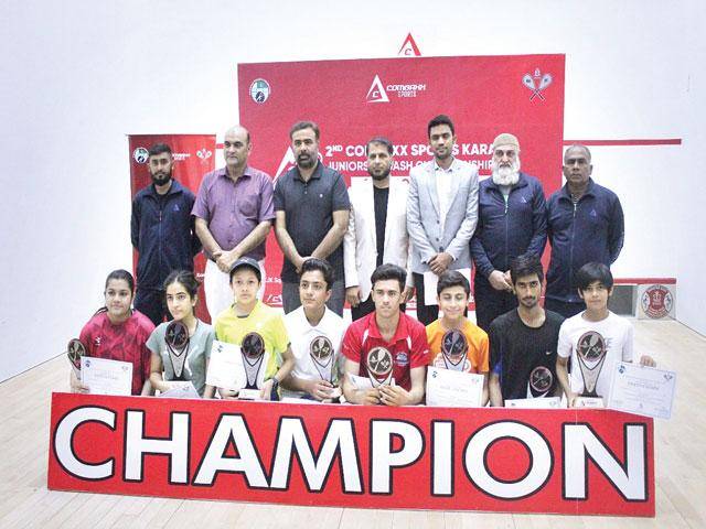 Titles for Anas, Aina in 2nd Combaxx Sports Karachi Open Squash