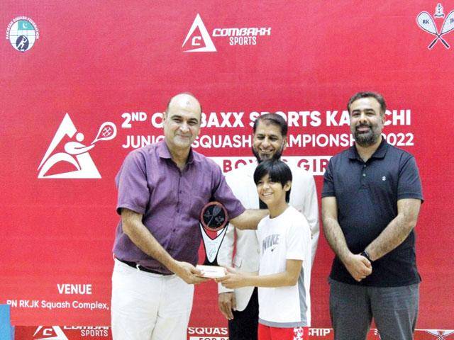 Young squash champ Huzaifa Shahid vows to win more titles