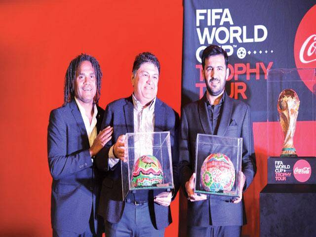 FIFA WC Trophy tour charges up Pak football fanatics