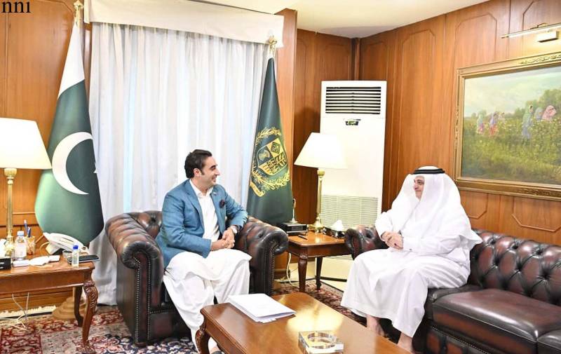 Bilawal meets Saudi envoy, UNHCR deputy chief