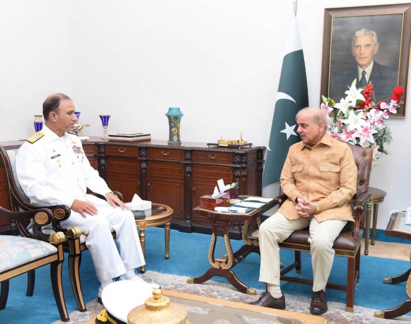 Naval Chief calls on PM Shehbaz