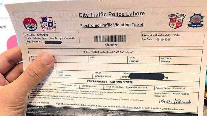 LHC suspends single bench decision on e-challan system