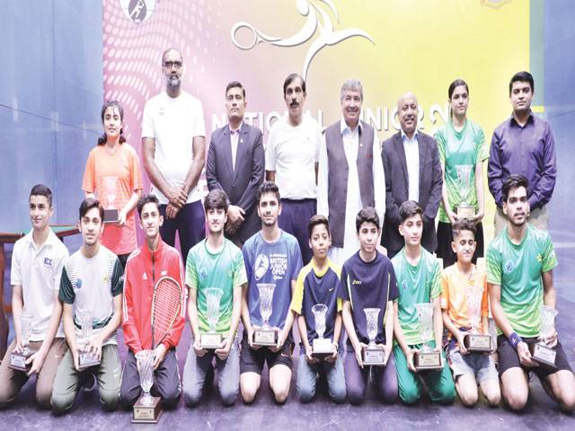 Ammad, Sana lift PSF Junior Squash Circuit-II titles