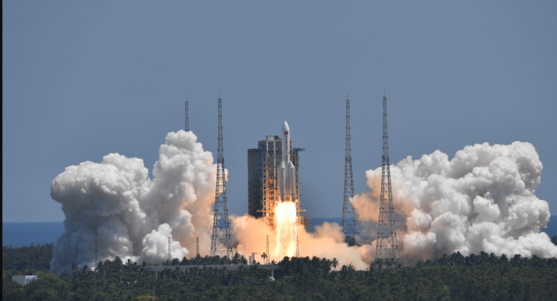 China launches second space station module, Wentian