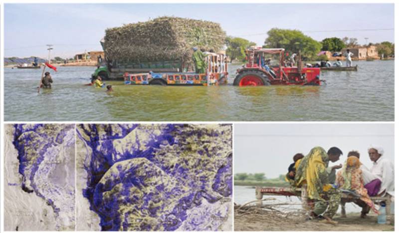 Flood death toll rises as satellite images show a third of Pakistan underwater