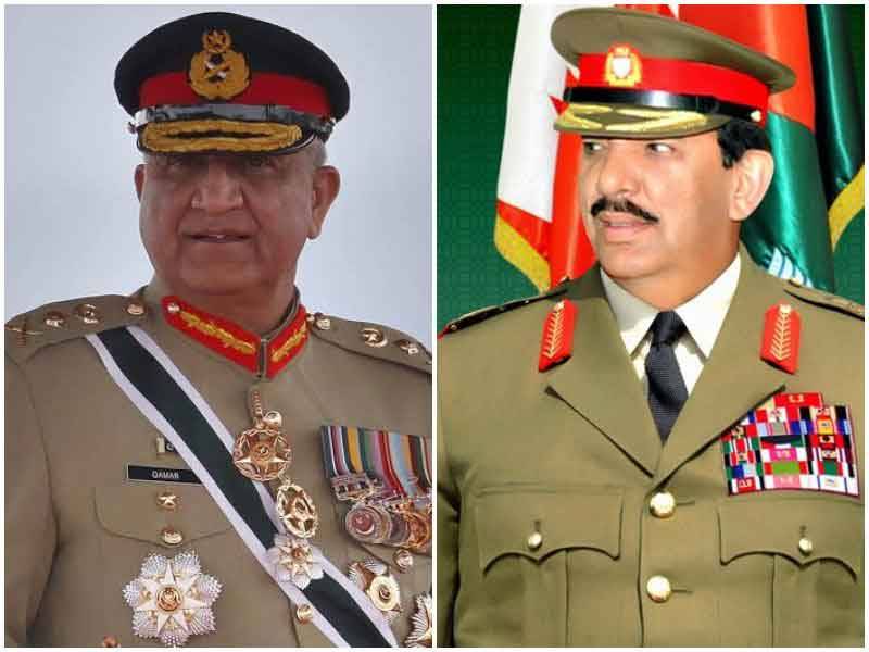 Bahrain chief commander phones COAS, condoles flood losses