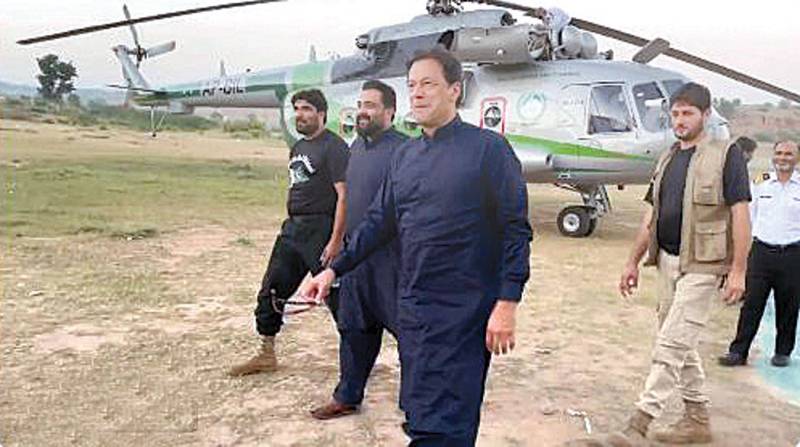 Imran’s helicopter makes emergency landing in Rawalpindi