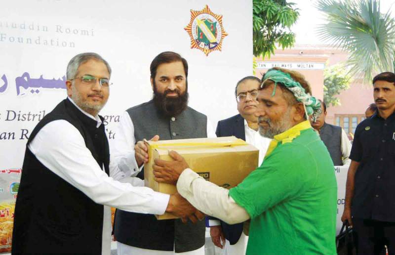 Free food facility launched for porters at Multan railway station