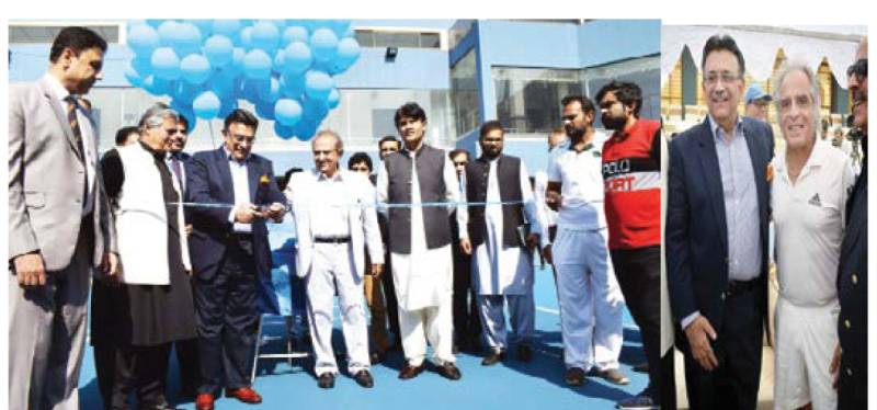 CJP Umar Bandial inaugurates pavilion named after tennis legend Kh Iftikhar