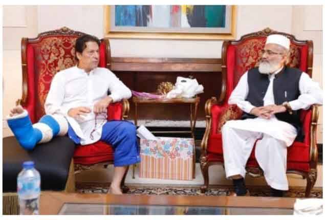 JI delegation calls on Imran Khan