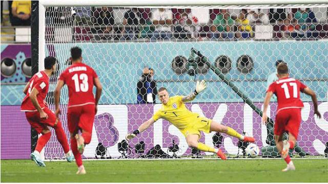 England thrash Iran in Group B opener