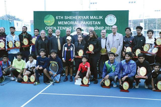 Muzammil, Sarah win titles in 6th Sheheryar Malik Memorial Pakistan Open Tennis