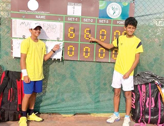 Pakistan’s Zohaib breezes into ATF U-14 doubles final in Nepal