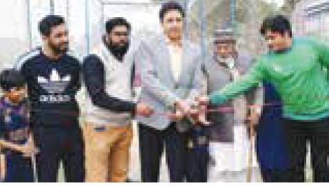 DG SBP inaugurates cricket pitch at NPSC