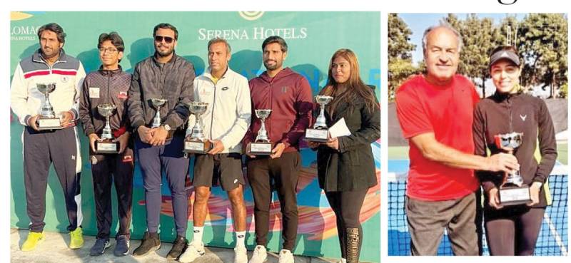 Aqeel, Sarah clinch National Ranking Tennis titles