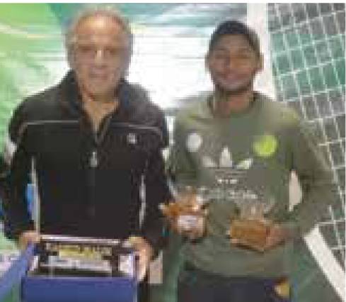 Malik, his student Asad clinch titles in 11th Dr Essa Lab National Tennis