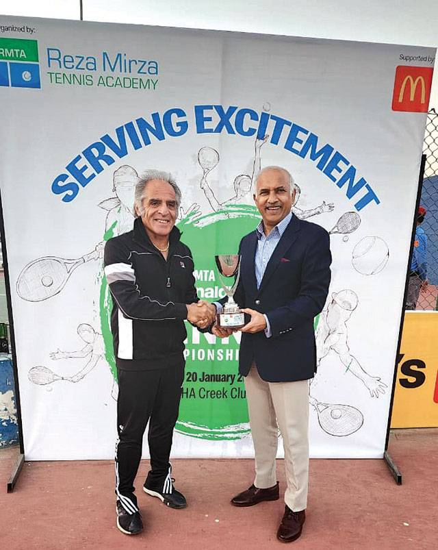 Rashid Malik lifts two crown in national tennis championship