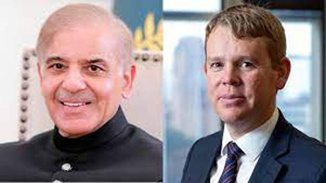 Shehbaz Sharif congratulates newly-elected New Zealand PM