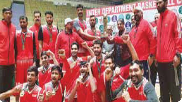 Army win Inter-Departmental Basketball Championship