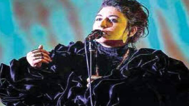 Singer Arooj Aftab performs at Grammys Awards 2023