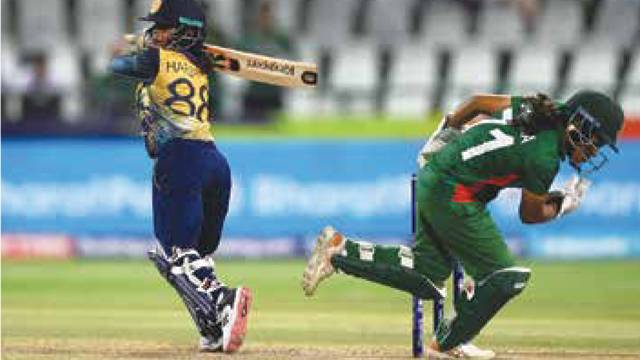 Harshitha helps Sri Lanka record second win in T20 World Cup