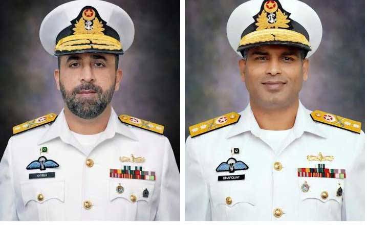 Navy promotes two commodores to rank of Rear Admiral