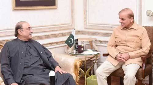 Shehbaz, Zardari discuss prevailing political situation