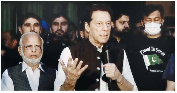 Booked for terrorism, Imran says ready to talk to anyone