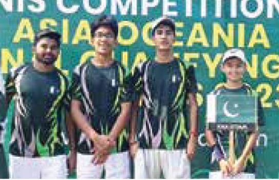 Pakistan beat Iran 2-1 in ITF World Tennis Junior Team Competition