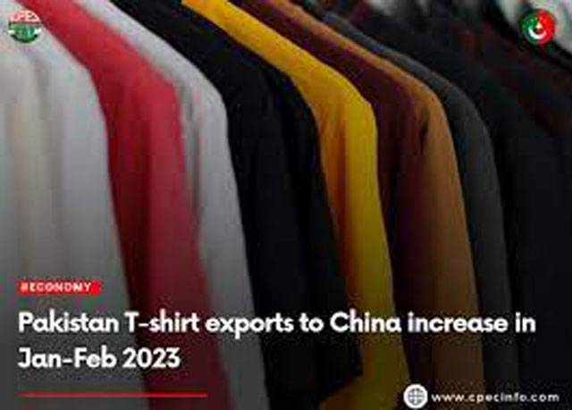 Pakistan’s T-shirt exports to China increase in Jan-Feb 2023