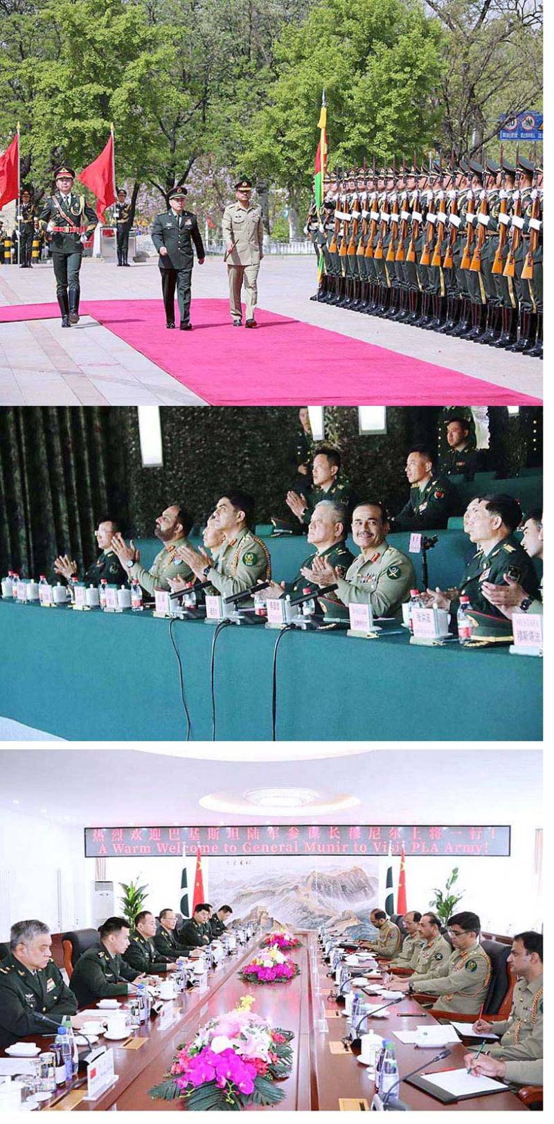 COAS gets warm welcome in China