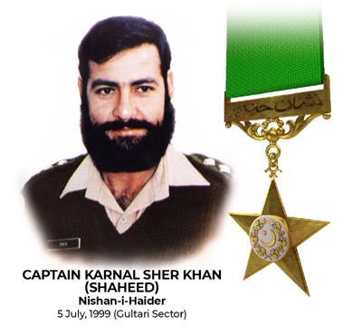 Armed Forces pay tributes to Karnal Sher Khan