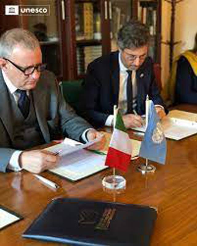 Italian govt, UNESCO sign deal for ‘Radio Education’ project