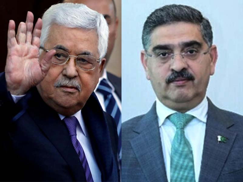 PM discusses Gaza situation with Palestinian President Mahmoud Abbas