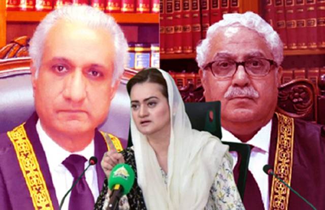 Marriyum demands legal action against Ijazul Ahsan, Mazahir Naqvi