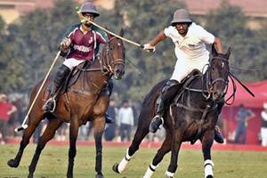 DS Polo take slim lead in first leg match of Battle Axe Polo Cup