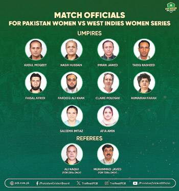 Australia’s Claire Polosak to officiate women series matches in Karachi