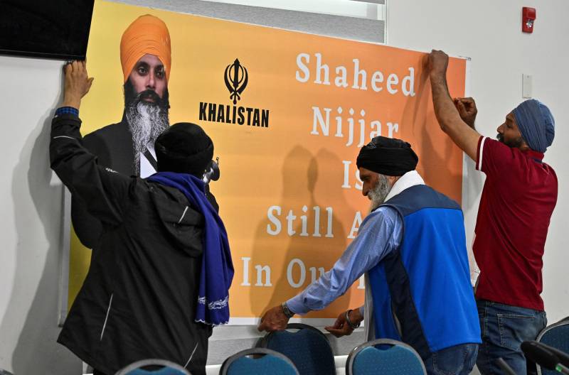 Three Indians charged with assassinating Sikh leader in Canada