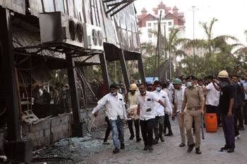 Fire at gaming arcade kills at least 20 people in India