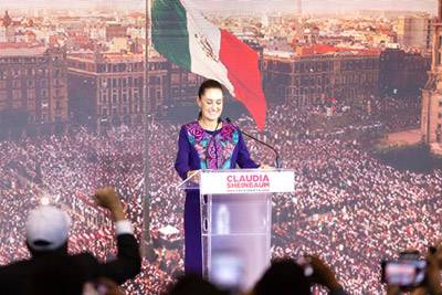 Claudia Sheinbaum makes history as Mexico’s first woman president