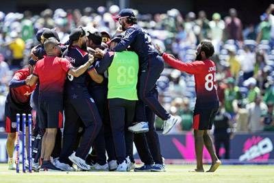 USA upset Pakistan to claim historic victory in Super Over