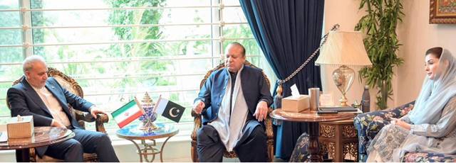 CM Maryam, PML-N chief Nawaz Sharif meet Iranian ambassador