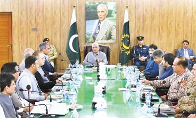 President calls for strict action against criminals of Kacha areas