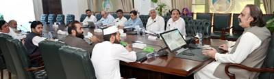 KP CM chairs meeting to review small dams projects