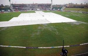 Rain washes out first day of second Test